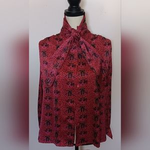 Vintage Blouse with Scarf